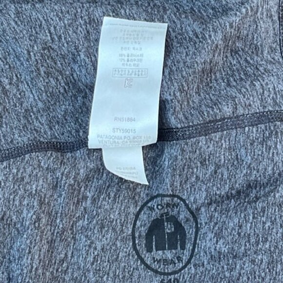 Patagonia EUC Women Heather Grey Lattice Back Sleeveless Knee Length Dress Small - Picture 10 of 10